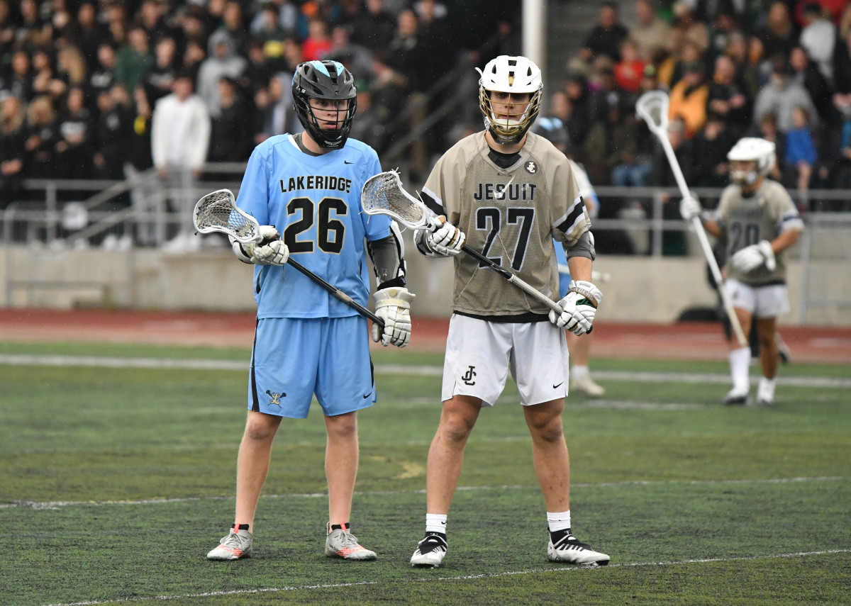 Jesuit Lakeridge boys lacrosse final Taylor Balkom 46